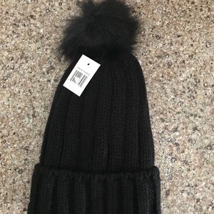 Pom Pom knit winter hat